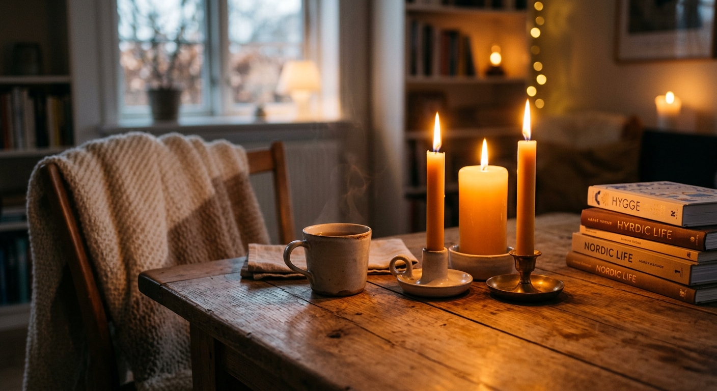 Sådan skaber du hygge hjemme hele året