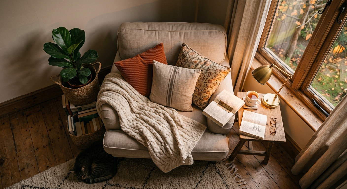 Sådan skaber du hygge hjemme hele året